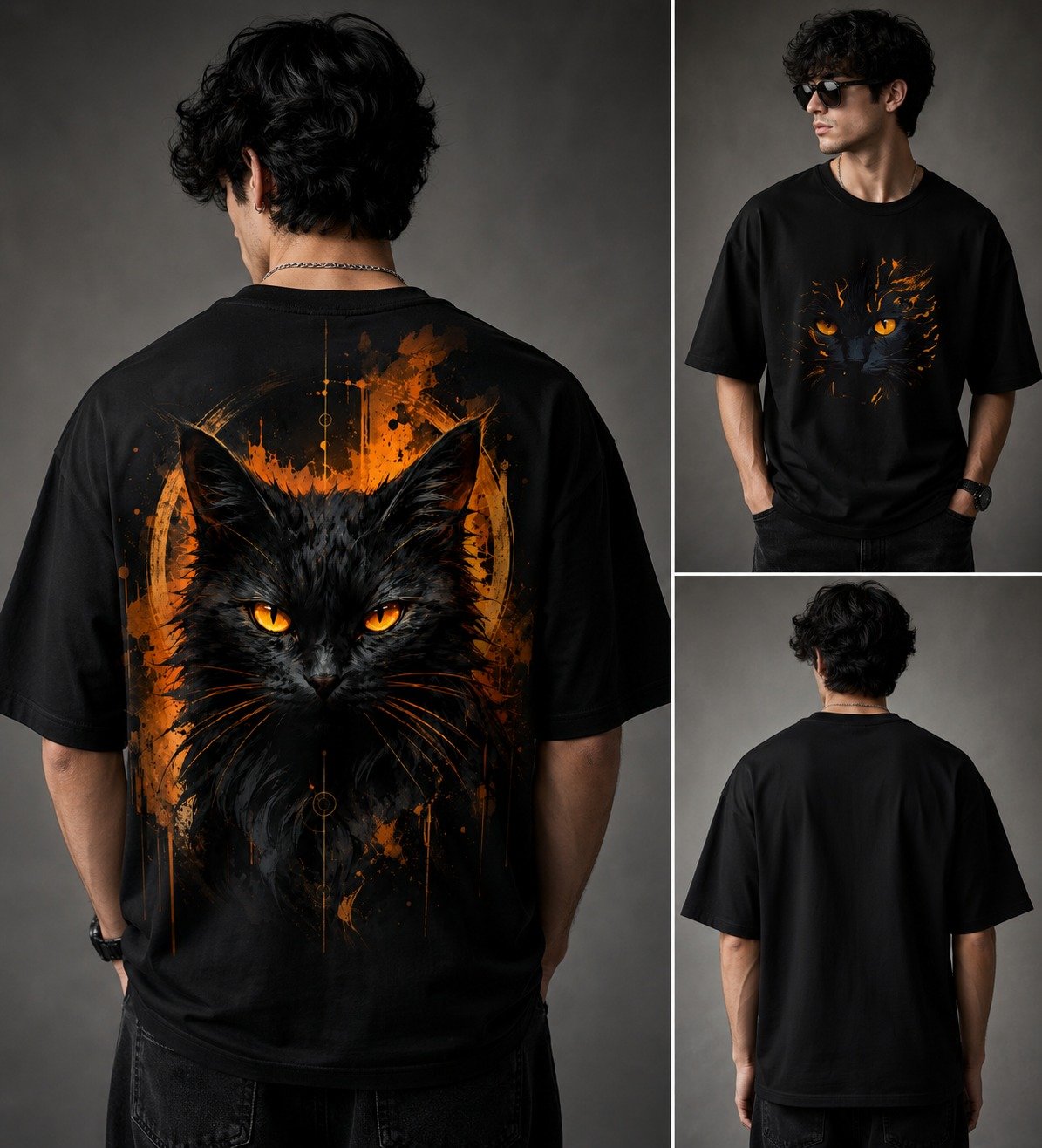 Signature Tech Tee — Black, alternate view